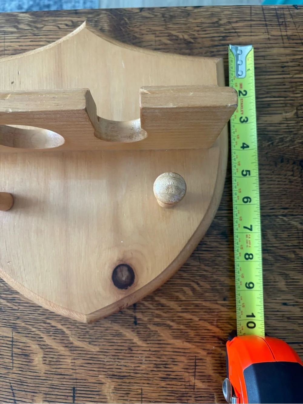 Wooden Wall-Mounted Rack Natural Pine